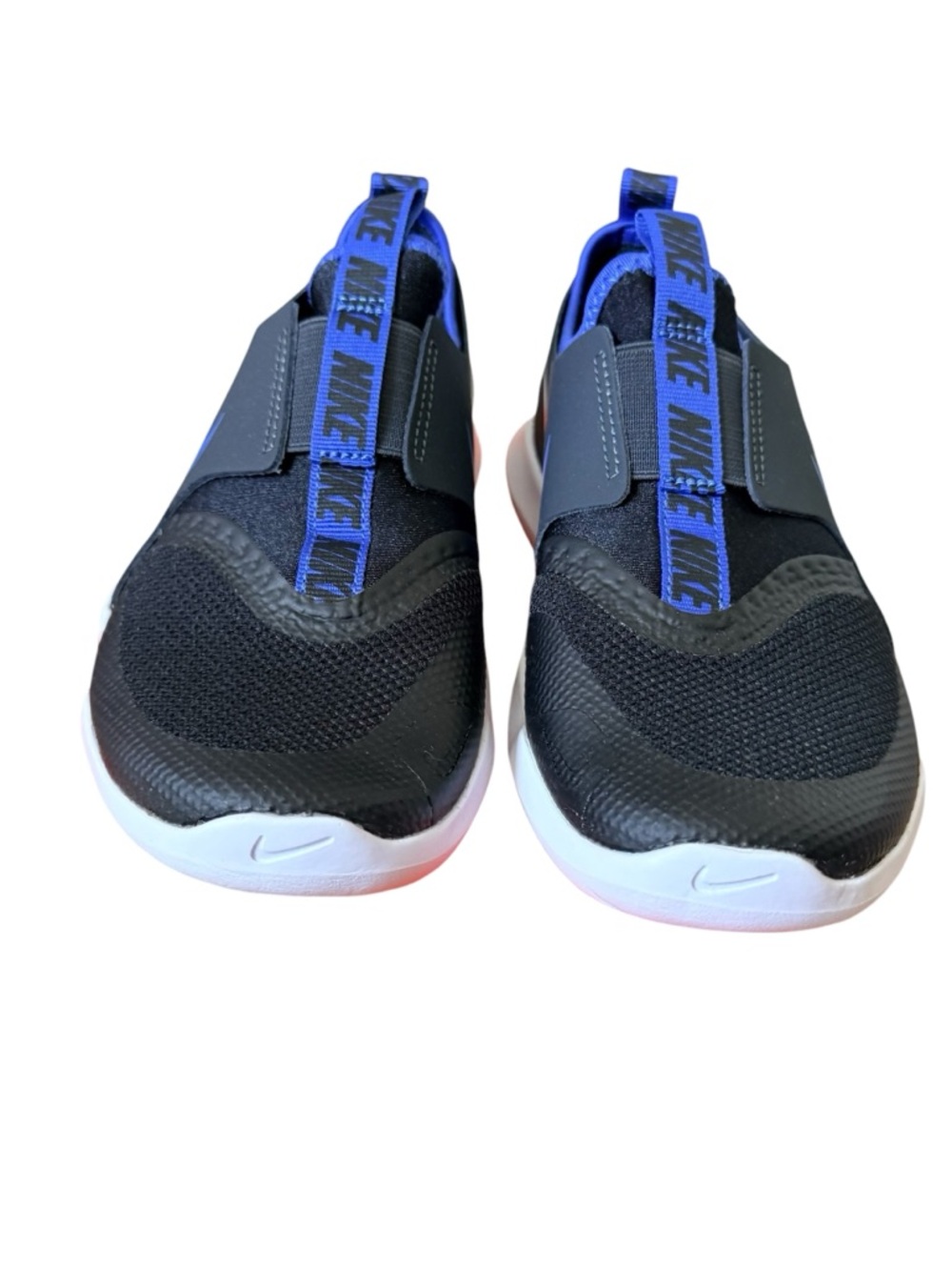 NWB Nike Flex Runner Black/Game Royal/Dark Smoke Grey/White Size 2.5Y - Picture 3 of 10